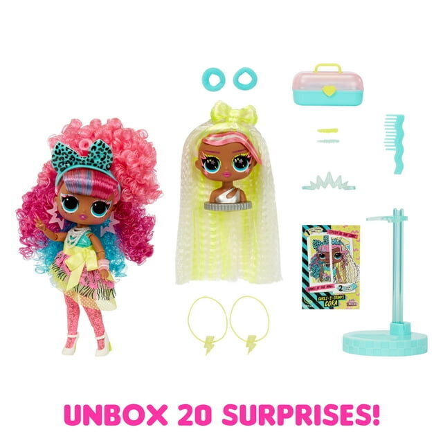 Moenukk LOL Surprise! Tweens Swap Curls-2-Crimps Cora цена и информация | Tüdrukute mänguasjad | kaup24.ee
