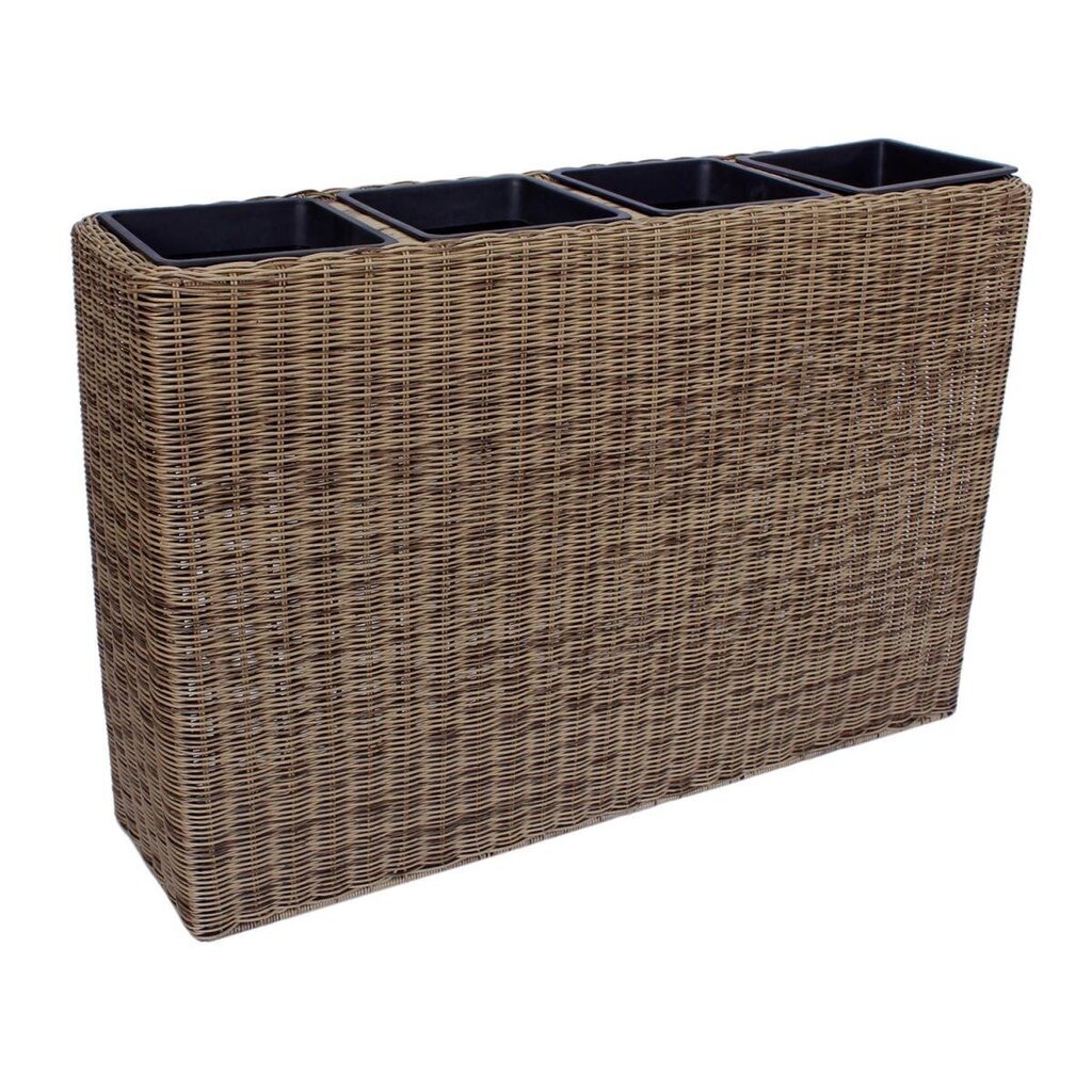 Lillekast Wicker 89x24xH60cm hind ja info | Dekoratiivsed lillepotid | kaup24.ee