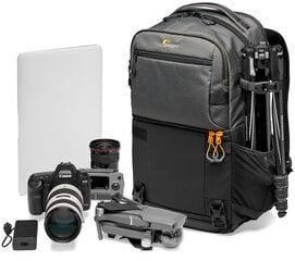 Lowepro Fastpack Pro BP 250 AW, hall ND193362LV hind ja info | Kotid, vutlarid fotoaparaatidele | kaup24.ee