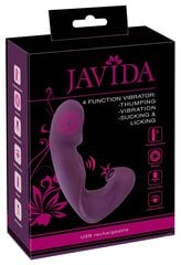 Вибратор Javida, 4 функции цена и информация | Вибраторы | kaup24.ee