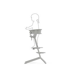 Cybex arendav torn toolile Lemo Learning Tower Set, Suede Grey цена и информация | Стульчики для кормления | kaup24.ee