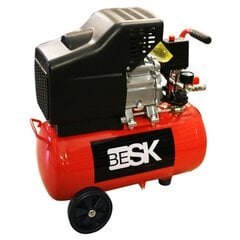 Kompressor Besk, 24 l, 170 l/min, 8 bar hind ja info | Kompressorid | kaup24.ee