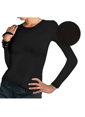 Элегантная черная блузка 7020-44 цена и информация | Женские блузки, рубашки | kaup24.ee