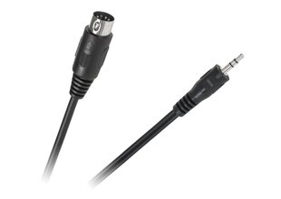 кабель din-jack 3,5 1,2 м цена и информация | Кабели и провода | kaup24.ee