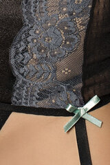 Комплект сексуального нижнего белья Passion Bella, L/XL, черный цена и информация | Сексуальное женское белье | kaup24.ee