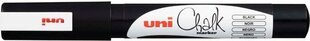 Меловой маркер UNI PWE-5M черный цена и информация | Письменные принадлежности | kaup24.ee