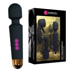 Massaažikomplekt Marc Dorcel Kit Wanderful, must цена и информация | Вибраторы | kaup24.ee