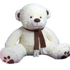 Плюшевый медведь "Рудольф" 135 см, молочного цвета цена и информация | Мягкие игрушки | kaup24.ee