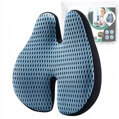 Ортопедическая подушка для спины Medi Sleep, сине-черная, 43 см цена и информация | Подушки | kaup24.ee