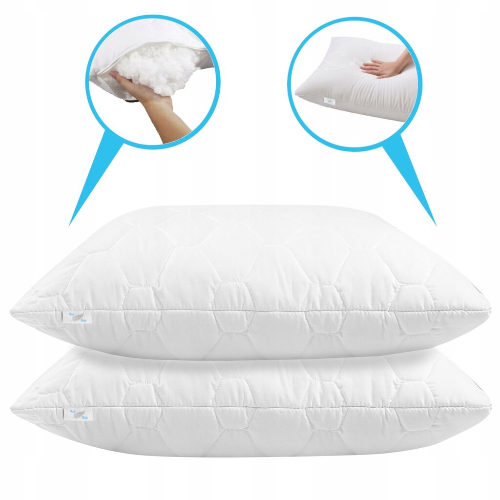 Medi Sleep magamispadi silikoonpallidest, 40 x 60 cm hind ja info | Padjad | kaup24.ee
