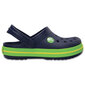 Poiste saapad Crocs™ Crocband Clog, Navy/Wolt Green цена и информация | Laste kummijalatsid | kaup24.ee