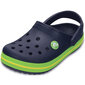 Poiste saapad Crocs™ Crocband Clog, Navy/Wolt Green hind ja info | Laste kummijalatsid | kaup24.ee