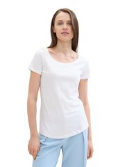 Tom Tailor naiste T-särk, valge hind ja info | Naiste T-särgid, topid | kaup24.ee