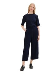 Женские брюки Tom Tailor, темно-синий цвет цена и информация | Штаны женские | kaup24.ee