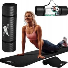 Черный коврик для упражнений Medi Sleep цена и информация | Коврики для йоги, фитнеса | kaup24.ee