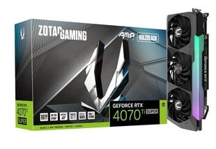 Zotac Gaming GeForce RTX 4070 Ti Super AMP Holo (ZT-D40730F-10P) hind ja info | Videokaardid (GPU) | kaup24.ee