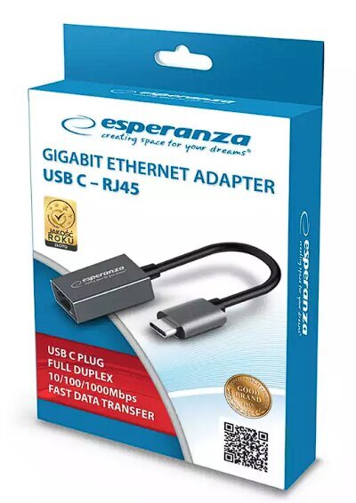 Esperanza ENA102 цена и информация | USB jagajad, adapterid | kaup24.ee