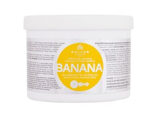 Juuksemask Kallos Cosmetics KJMN Banana Strengthening, 500 ml цена и информация | Маски, масла, сыворотки | kaup24.ee