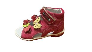 Jamet Nahast sandaalid tüdrukutele, roosa hind ja info | Laste sandaalid | kaup24.ee