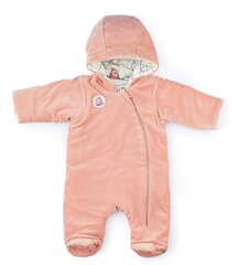 Тёплый велюровый комбинезон для девочки, розовый цена и информация | Комбинезоны для новорожденных | kaup24.ee