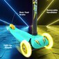Kolmerattaline tõukeratas Yvolution Scooter Neon Bolt, roheline hind ja info | Tõukerattad | kaup24.ee
