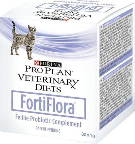 Probiootiline toidulisand kassidele Purina Proplan FortiFlora, 30x1 g цена и информация | Toidulisandid ja parasiitide vastased tooted | kaup24.ee