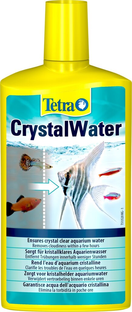 Akvaariumi vee selgitusaine Tetra CrystalWater, 500 ml цена и информация | Akvaariumid ja seadmed | kaup24.ee