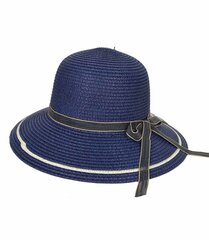 Стильная соломенная шляпа с элегантной лентой. цена и информация | Женские шапки | kaup24.ee