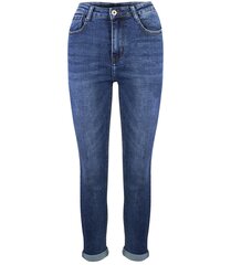 Teksad naistele Skinny Fit 11692-9, sinine hind ja info | Naiste teksad | kaup24.ee