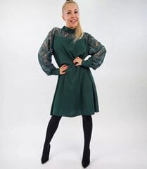 Kleit naistele 13814, roheline цена и информация | Платье | kaup24.ee
