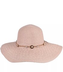 Женская соломенная шляпа с камешками, большие поля. цена и информация | Женские шапки | kaup24.ee