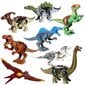 Interaktiivne mänguasjakomplekt Dinotrone Dinosaurs, 8 tk цена и информация | Poiste mänguasjad | kaup24.ee