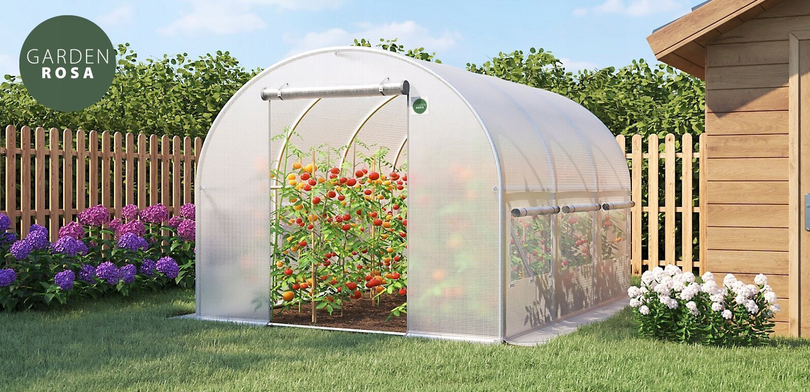 Kilekasvuhoone Garden Rosa, 3x2m цена и информация | Kasvuhooned | kaup24.ee