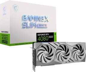 MSI GeForce RTX 4080 Gaming X Slim White hind ja info | Videokaardid (GPU) | kaup24.ee