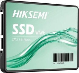 Hiksemi Wave ((HS-SSD-WAVE(S) 256G)) цена и информация | Внутренние жёсткие диски (HDD, SSD, Hybrid) | kaup24.ee