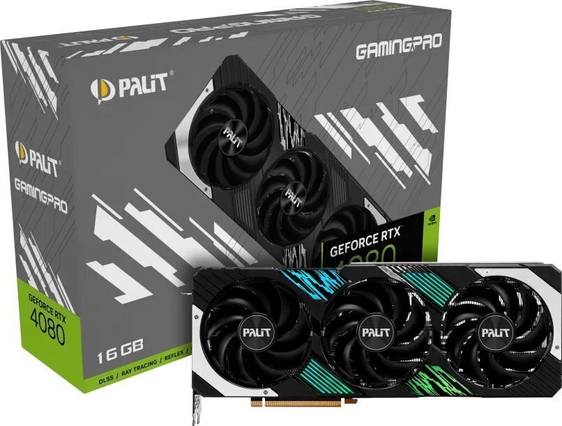 Palit GeForce RTX 4080 Super GamingPro (NED408S019T2-1032A) hind ja info | Videokaardid (GPU) | kaup24.ee