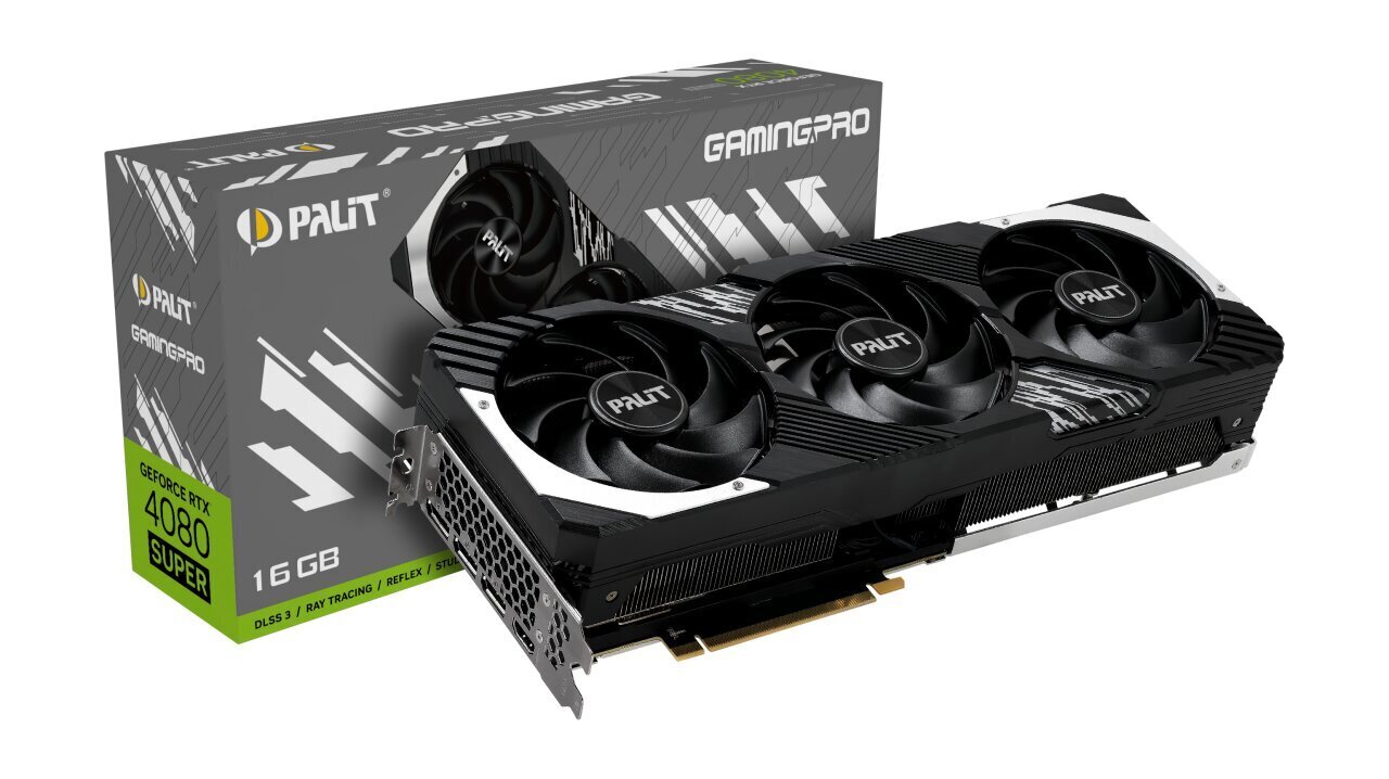 Palit GeForce RTX 4080 Super GamingPro (NED408S019T2-1032A) hind ja info | Videokaardid (GPU) | kaup24.ee