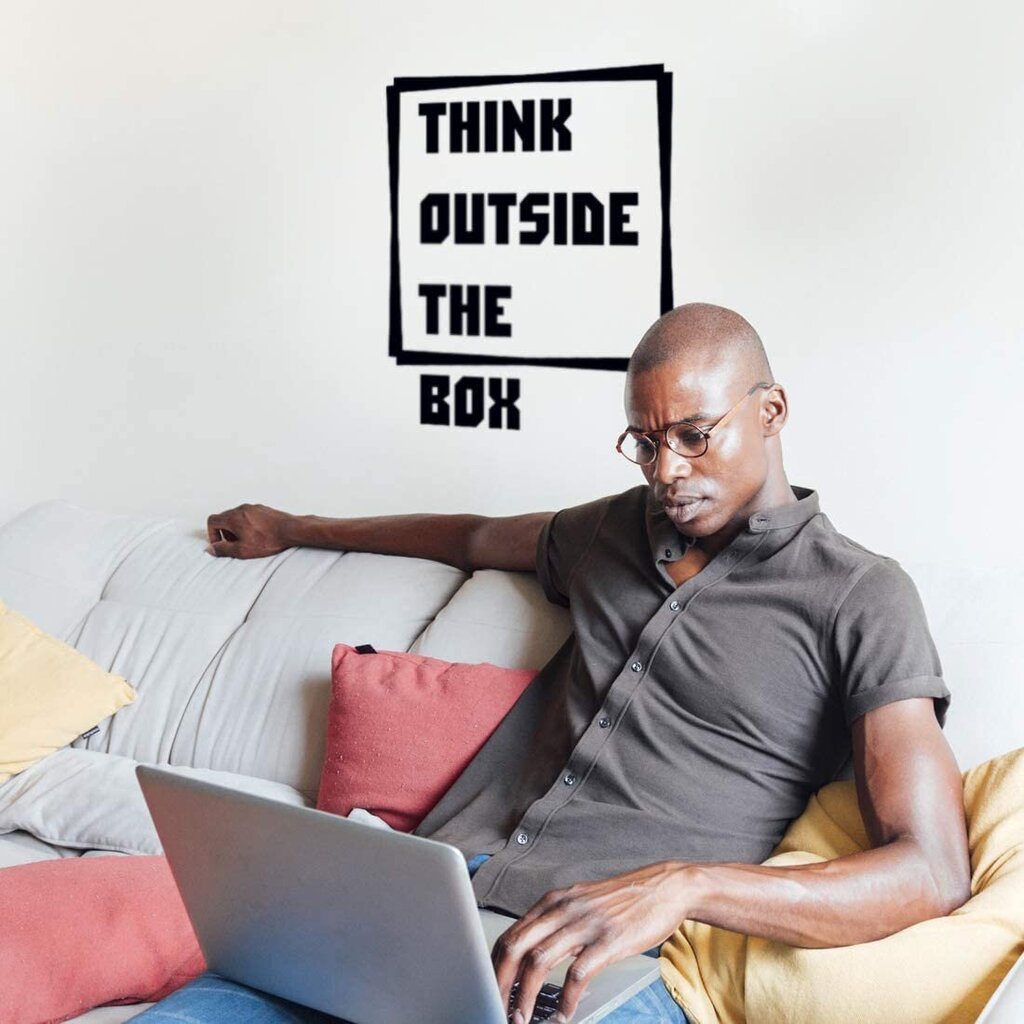 Sisekleebis Think Outside The Box hind ja info | Seinakleebised | kaup24.ee