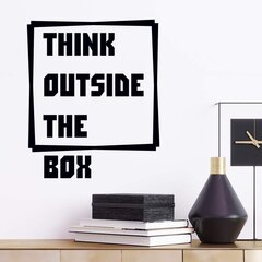 Sisekleebis Think Outside The Box цена и информация | Декоративные наклейки | kaup24.ee