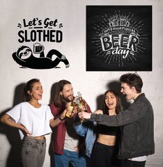 Interjööri kleebis “Let’s Get Slothed” hind ja info | Seinakleebised | kaup24.ee