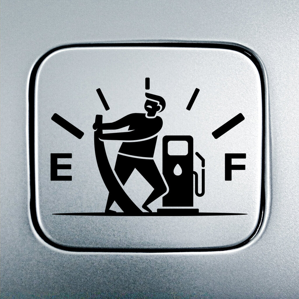 Naljakas auto kütusepaagi näidiku kleebis hind ja info | Lisaseadmed | kaup24.ee