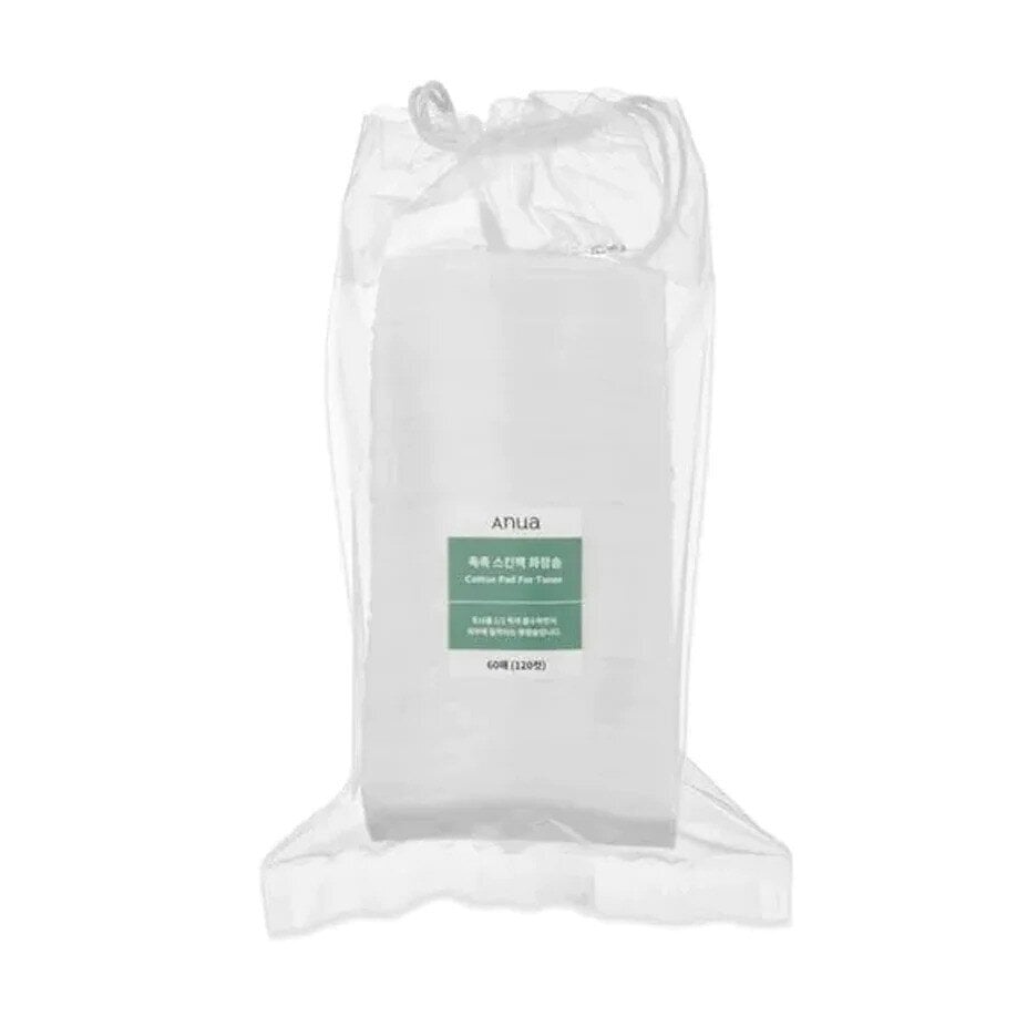 Vatipadjad Anua Cotton Pad For Toner, 60 tk hind ja info | Niisked salvrätikud, vatipadjad ja -tikud | kaup24.ee