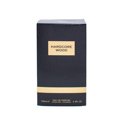 Lõhnavesi Hardcore wood Fragrance World EDP naistele/meestele, 100 ml hind ja info | Naiste parfüümid | kaup24.ee