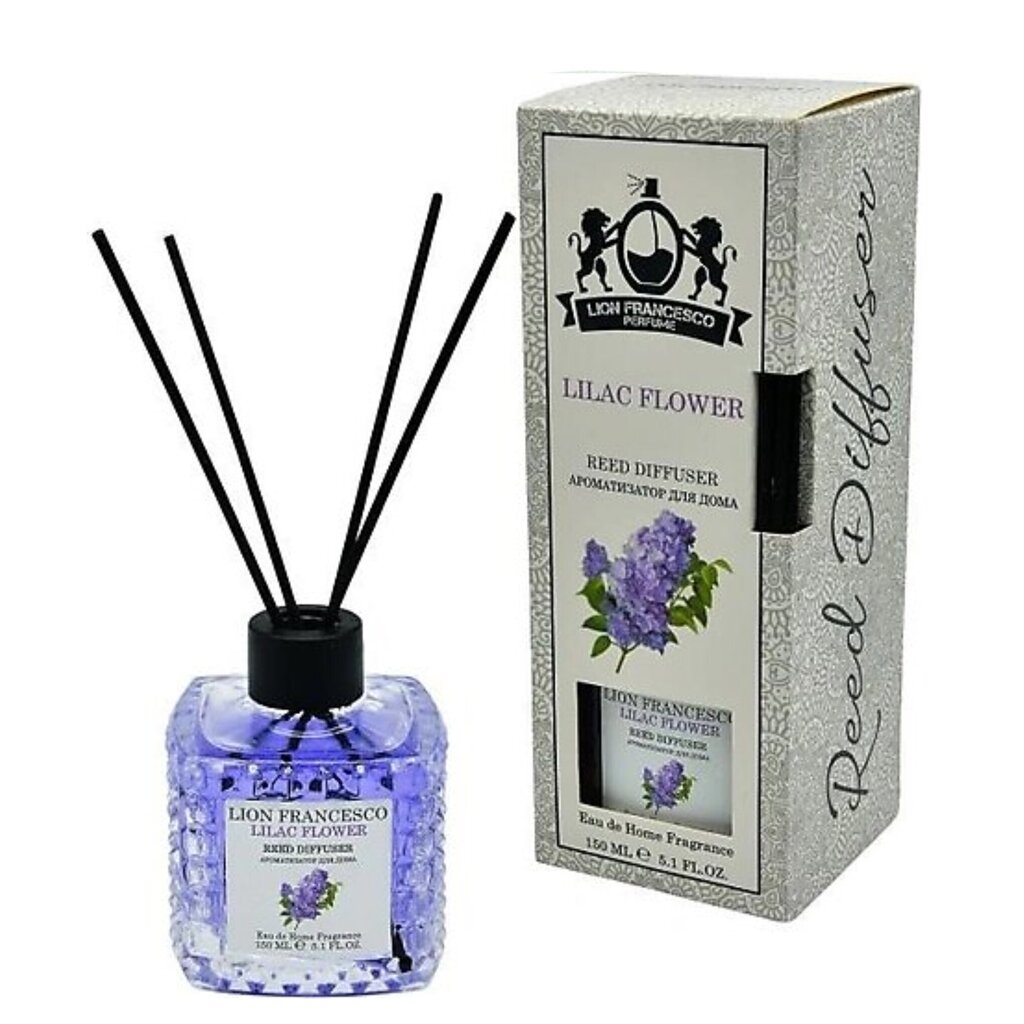 Kodulõhnastaja pulkadega Lion Francesco Lilac Flower, 150 ml цена и информация | Kodulõhnastajad | kaup24.ee