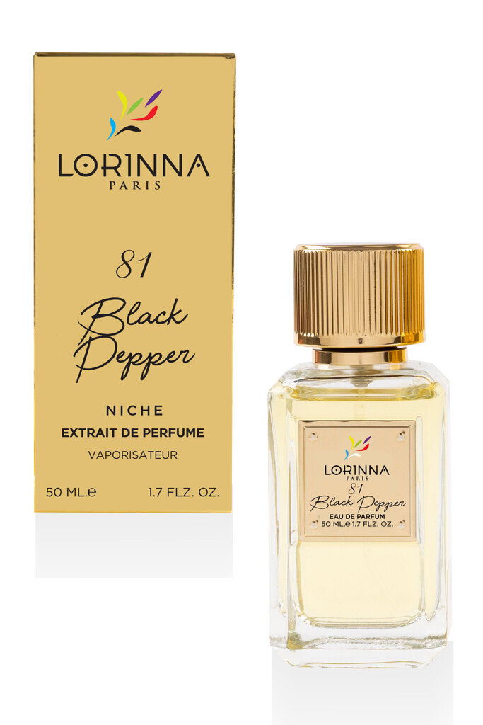 Lõhnavesi Lorinna Black Pepper EDP naistele/meestele, 50 ml цена и информация | Naiste parfüümid | kaup24.ee