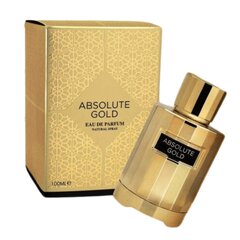 Ароматная вода Absolute Gold Fragrance World для женщин/мужчин, 100 мл цена и информация | Женские духи | kaup24.ee