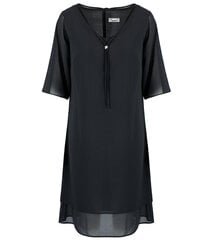 Черное трикотажное платье для женщин цена и информация | Платья | kaup24.ee