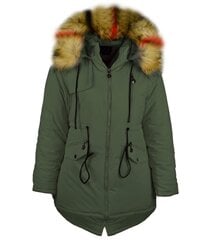 Jope naistele, roheline цена и информация | Женские куртки | kaup24.ee