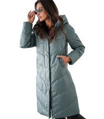 Теплое женское зимнее пальто, стеганое, утепленное MATYLDA цена и информация | Женские куртки | kaup24.ee