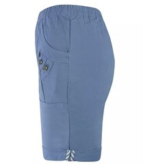 Lühikesed püksid naistele 12689-G, sinine hind ja info | Naiste lühikesed püksid | kaup24.ee